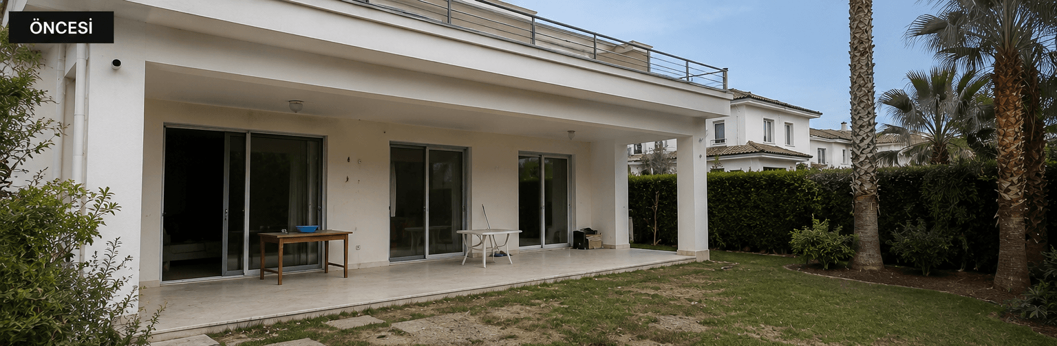 Villa tadilatı öncesi